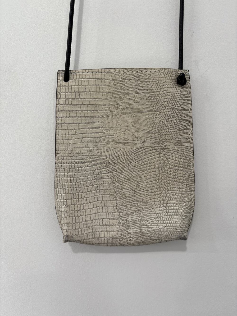 B. May Leather Strappy Cell Phone Pouch Crossbody